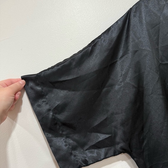 Fredericks of Hollywood black robe Medium - Picture 3 of 5